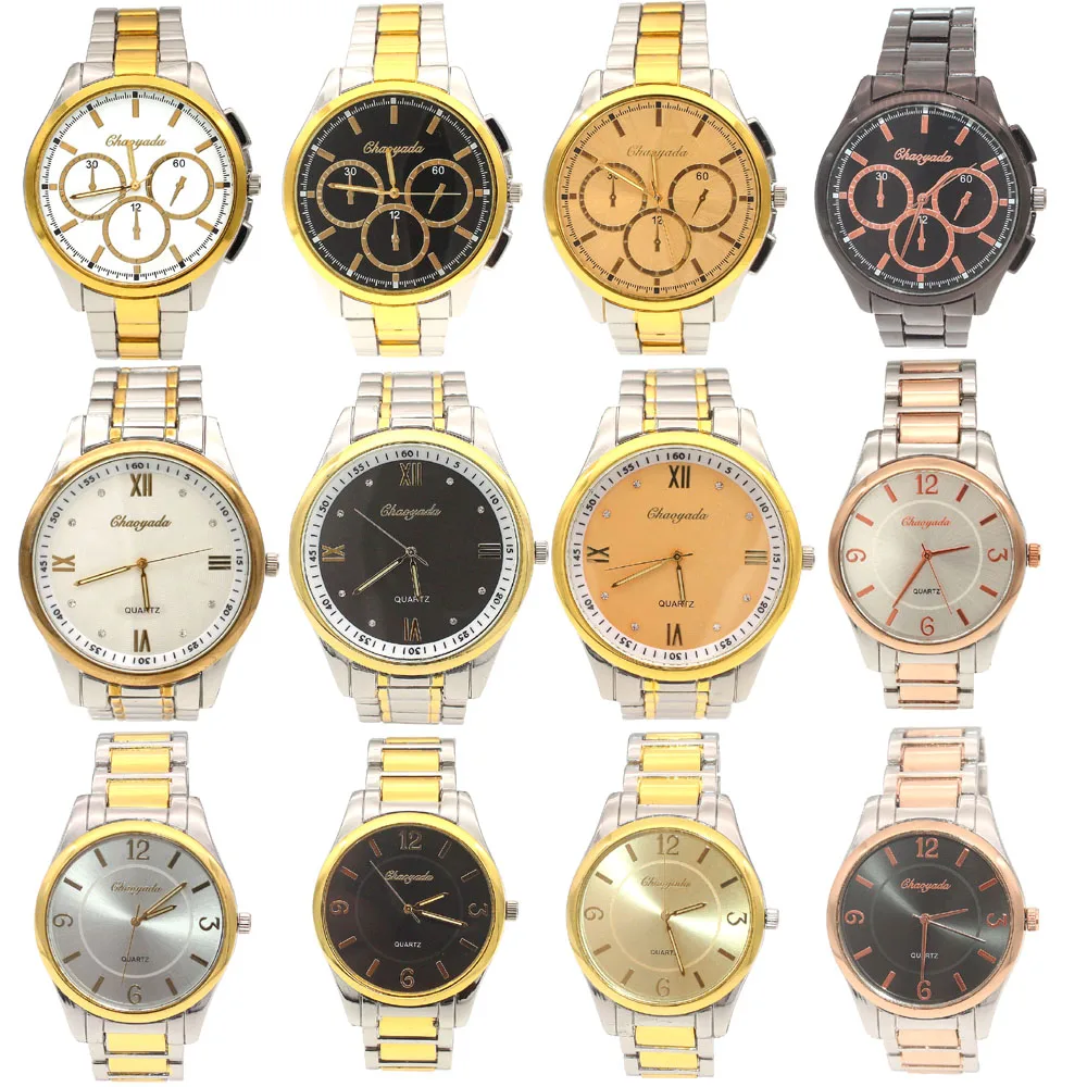 

10PCS/Lot, Wholesales Price Mixed Bulk Men Fashion Watches Stainless Steel Quartz Casual Business Luxury Wristwatches NGT