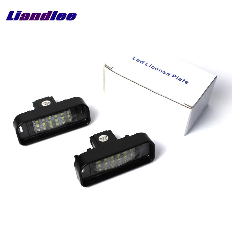 

Liandlee Car License Plate Lights For Mercedes Benz S Class W220 1999-2005 Auto Number Frame Lamp Bulb LED Accessories
