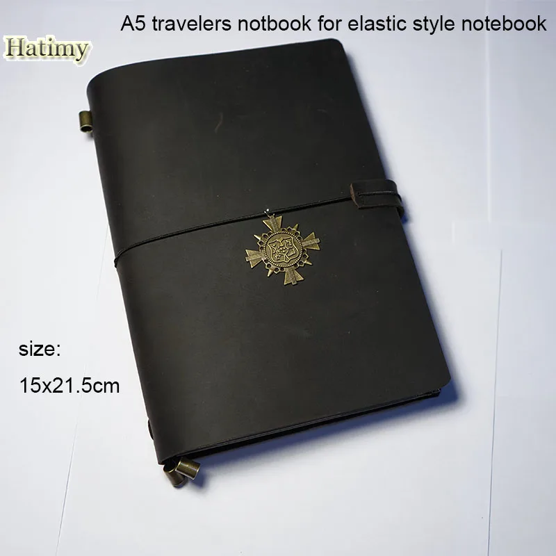 New A5 planner style genuine leather journal travellers planner notebook skechbook caderno defter agenda books school supplies