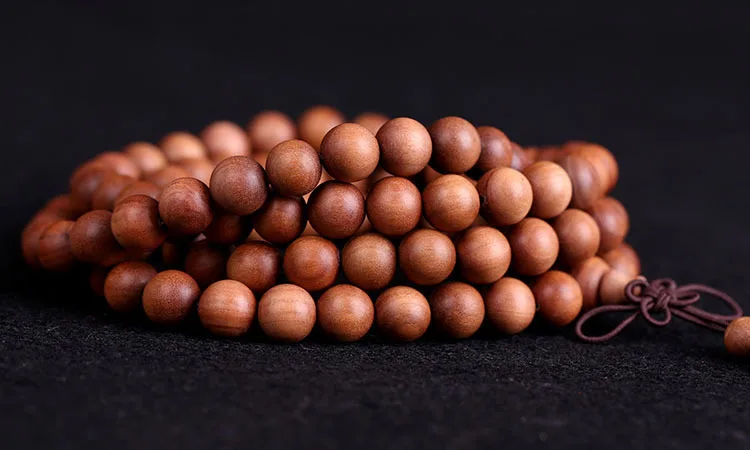 India Mysore Laoshan sandalwood Vintage 6MM 108 mascot prayer wood beads buddha bracelet Jewellery accessories free shipping