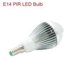 Oszczędność energii 2835 lampa LED SMD żarówka E14 5 W 7 W 9 W ruchu PIR czujnik Auto oświetlenie inteligentne LED lampa żarówka AC85-265V czujnik ruchu światła