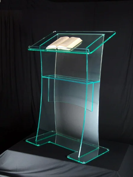 clear acrylic furniture cheap Unique design hot sale and modern design acrylic digital Lectern.acrylic podium plexiglass