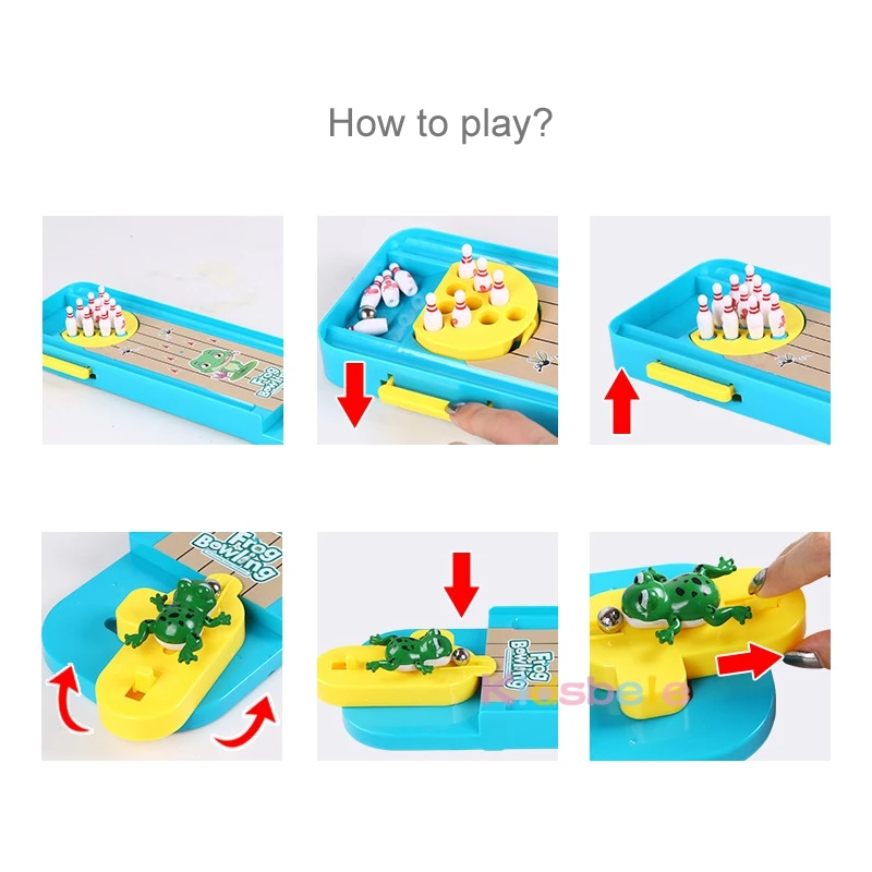 Mini juego de bolos de escritorio para niños, juguete divertido de mesa interactivo para padres e hijos, juego deportivo de interior, regalo