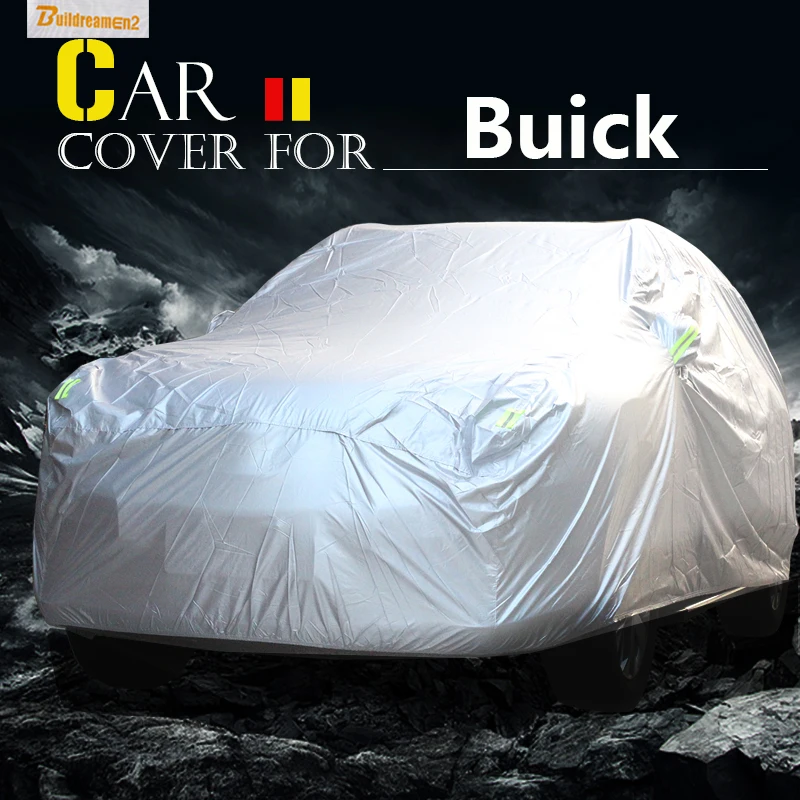 Buildreamen2 New Car Cover Sun Snow Rain Protector Cover Waterproof For Buick Lucerne Terraza Enclave Rendezvous Century Imseoer