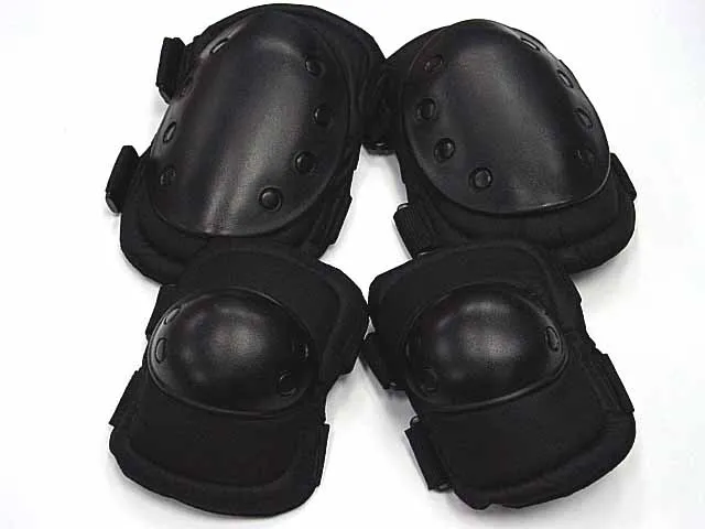 

Top Quality Airsoft Tactical Protective Knee Pad and Elbow Set Protector Gear Outdoor Sports Hunting Skiing Skate Kneepads