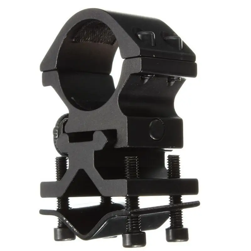 Universal Fixture 25mm Fastening Diameter Butterfly-type Clip Sight Connecting Clip Bicycle Front Light Clip