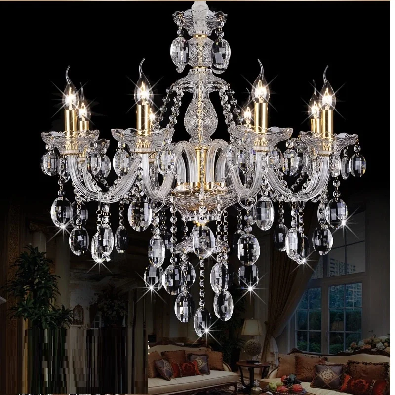 Top K9 Crystal Chandelier Light For Living Room Bedroom Kitchen Luxury Modern Lamp Pendent Lighting Ceiling Fixture