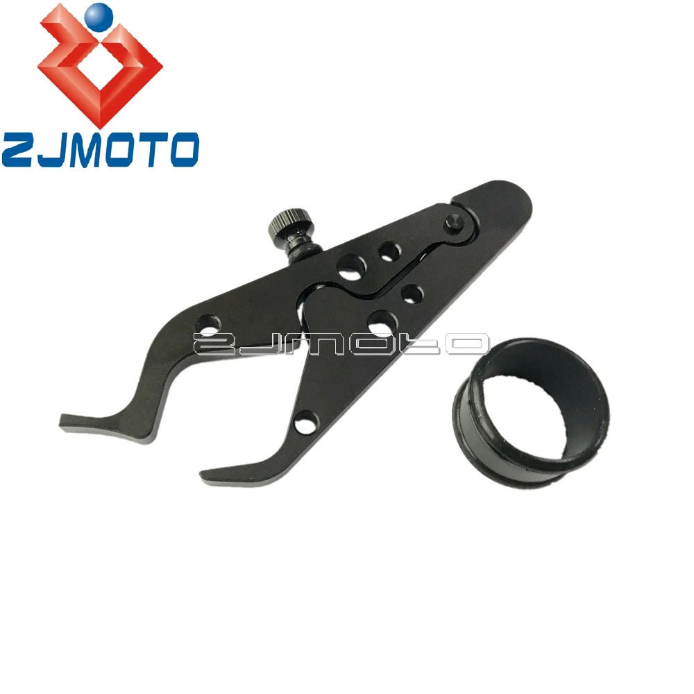 Motorcycle Cruise Control System Handlebar Assist Clamp CNC Aluminum Cruise Control Throttle Lock w/ Rubber Ring