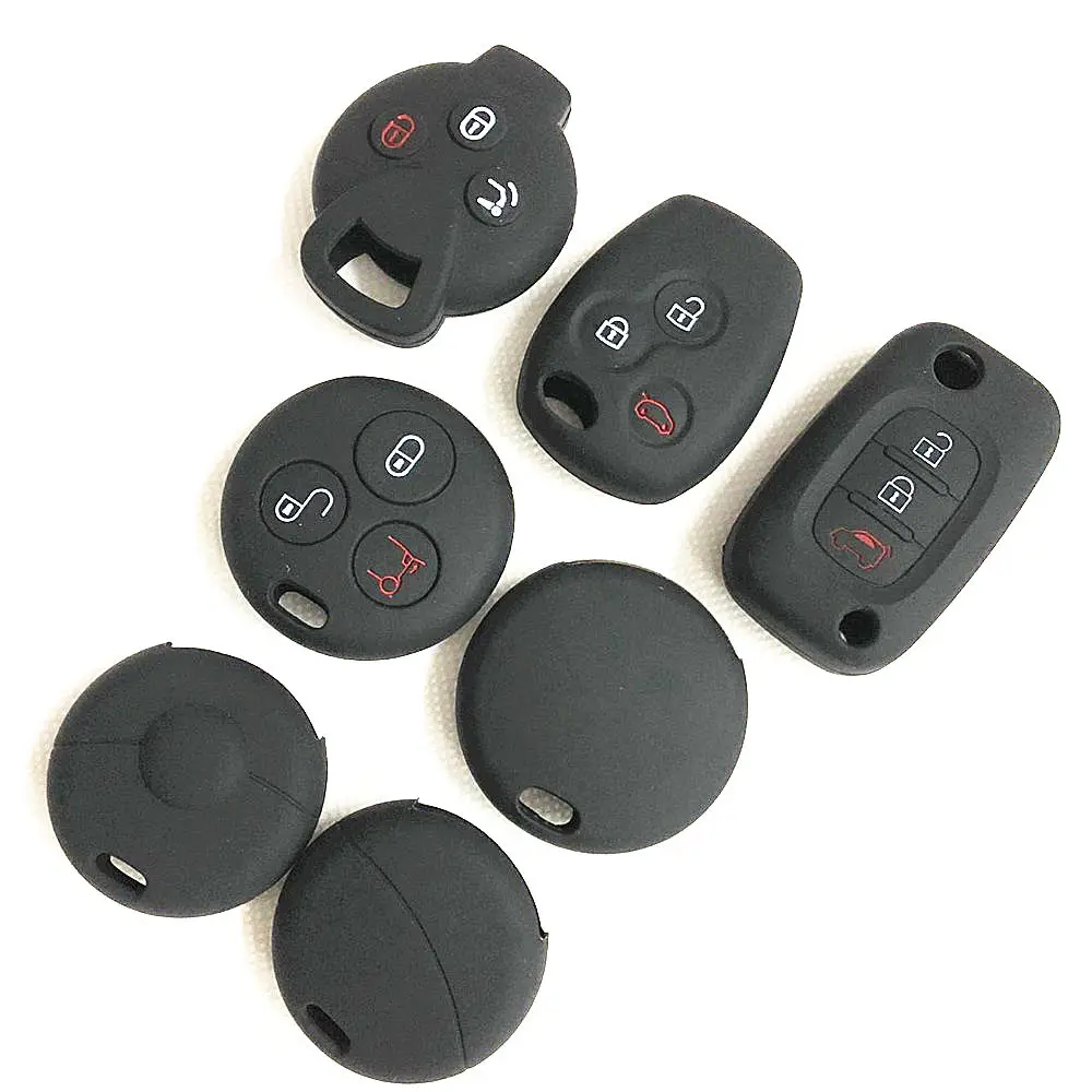 Silicone Car accessories Key Cover Case For Benz Smart Fortwo Forfour City Coupe Roadster Cabrio Crossblade