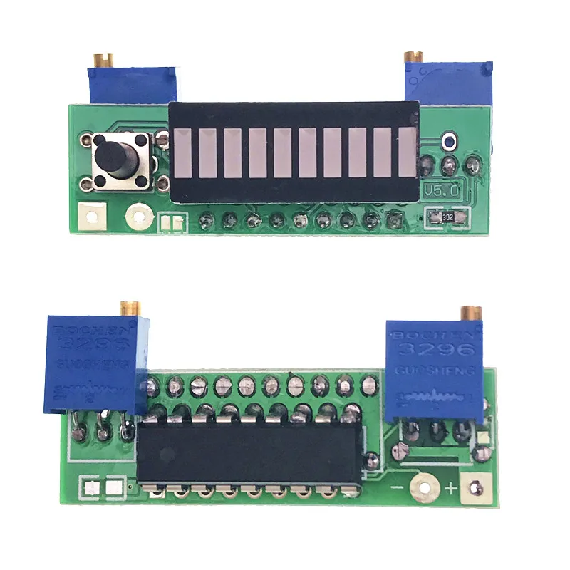 LM3914 Diy Kits Display LED Indicator 10 Segment Capacity Power Level Battery for car 5V 12V