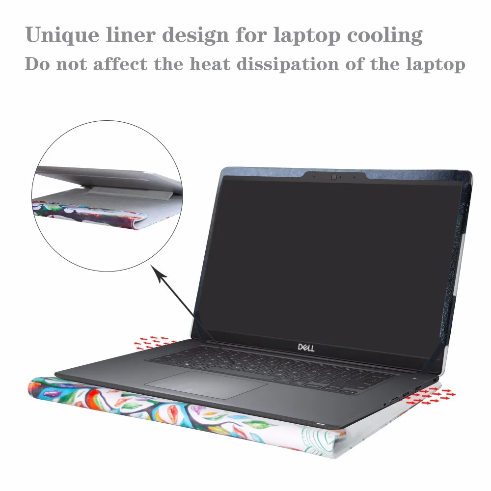 Laptop Sleeve Bag Notebook Case For 13.3 inch Dell Latitude 13 7380 7390 & 12.5 inch Dell Latitude 12 7290 7280 Cover Handbag view 3