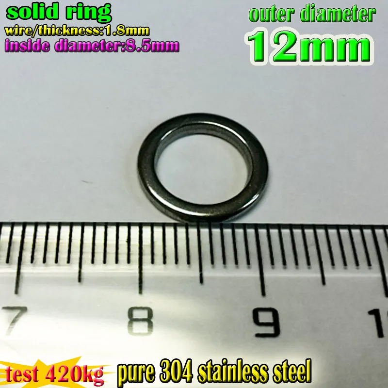 2021 fishing lures ring Size 1.8*8.5mm*12mm  Quantity 30pcs/lot