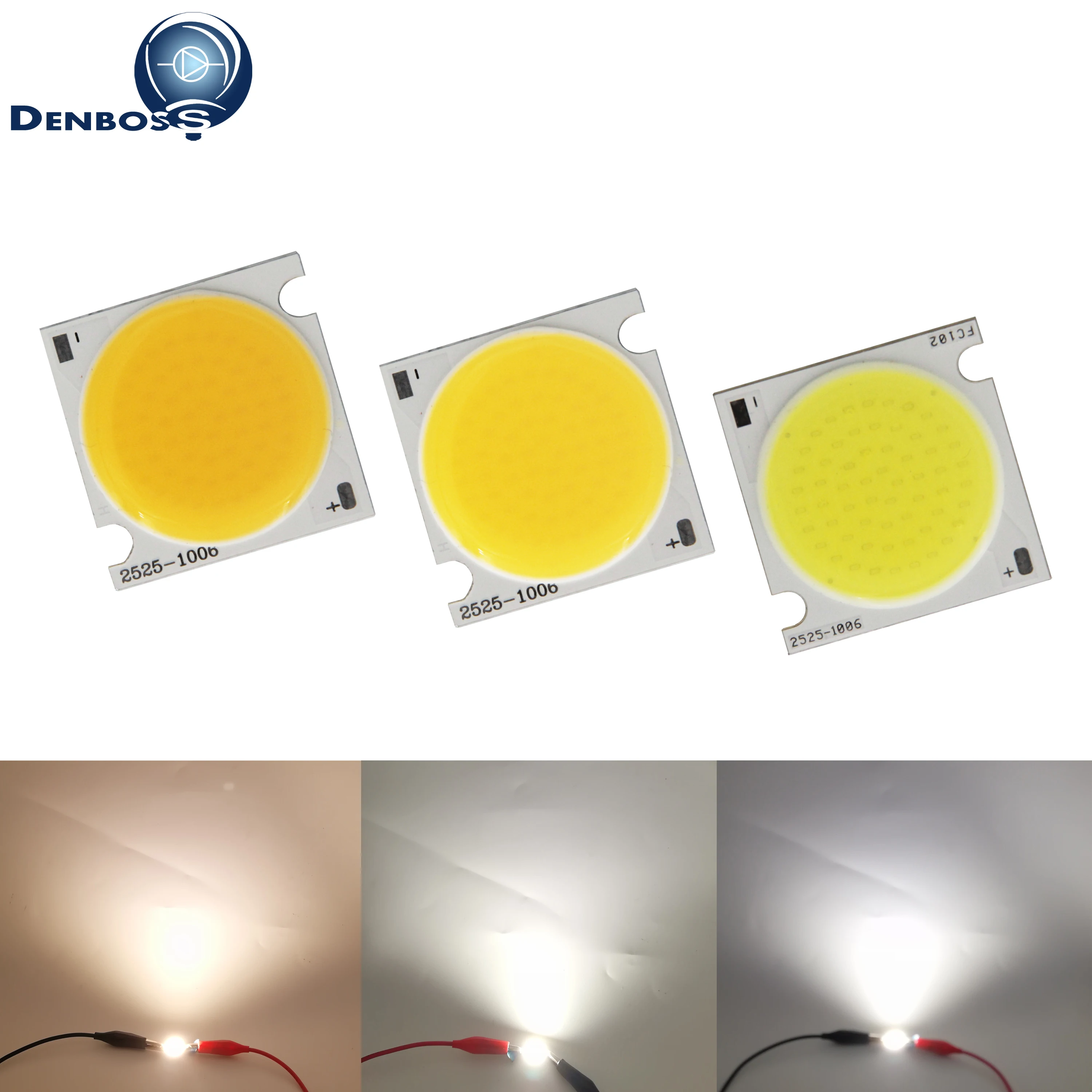 

allcob manufacturer 25mm 23mm Squre Flip chip High lumen LED COB Strip Light Source Module 20W 30W COB bulb lamp for downlight