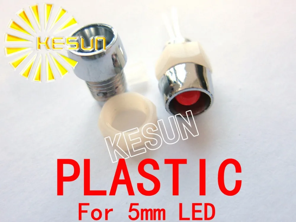 

1000PCS x 5mm Plastic LED Holder Socket for 5mm LED Diodes