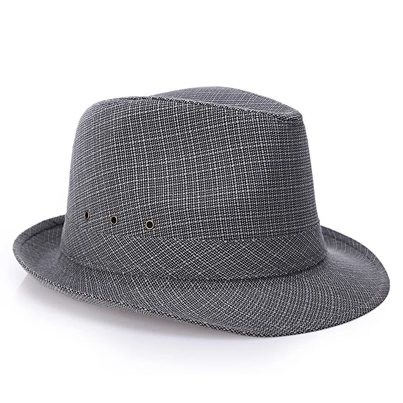 England Retro  Top Jazz Hats for Men  4 Size 57 58 59 60CM Straw hat New Fashion Women Men Sunhat Gentleman