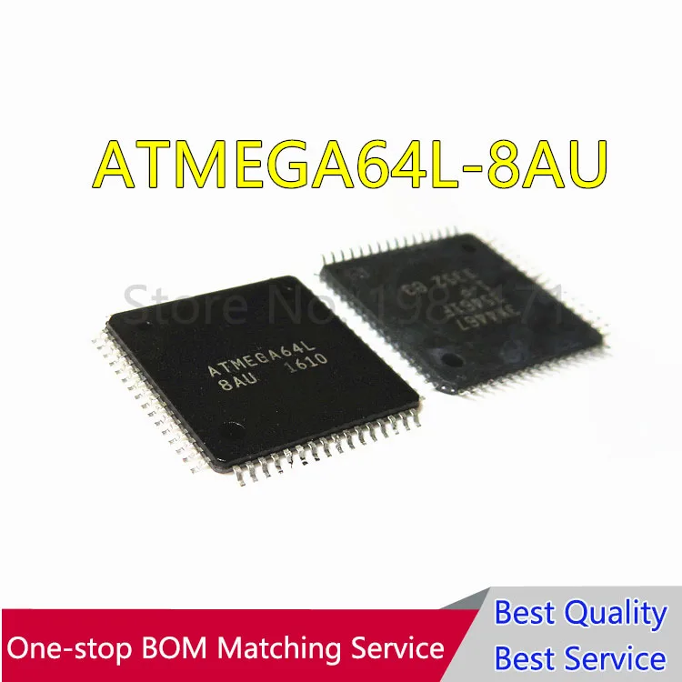 

ATMEGA64L-8au QFP64 ATMEGA64L 8-bit microcontroller