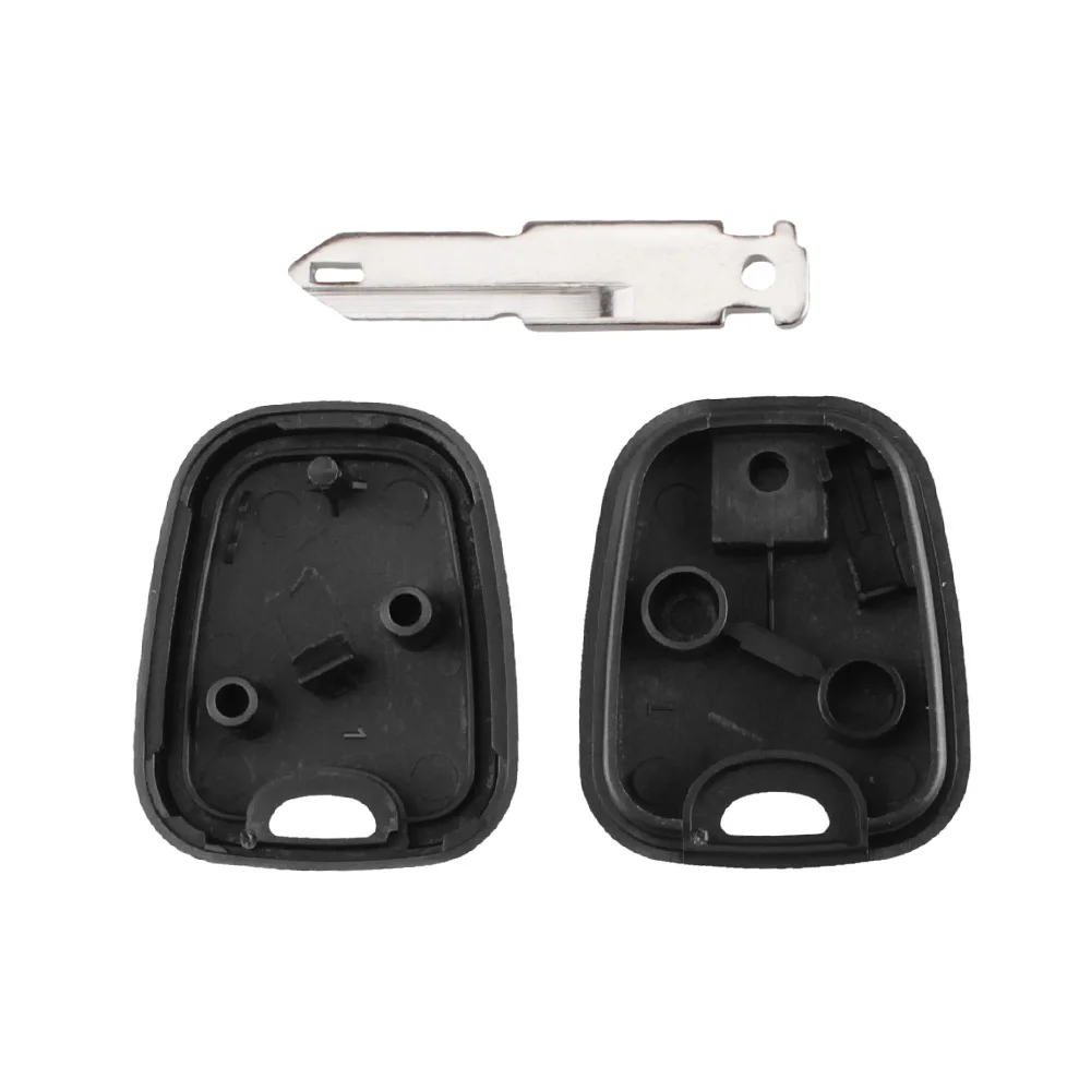 Keyyou Remote Key Case Shell Voor Peugeot 207 307 308 807 Voor Citroen C2 C3 C4 Picasso C5 C6 Transponder chip Klep Geen Logo