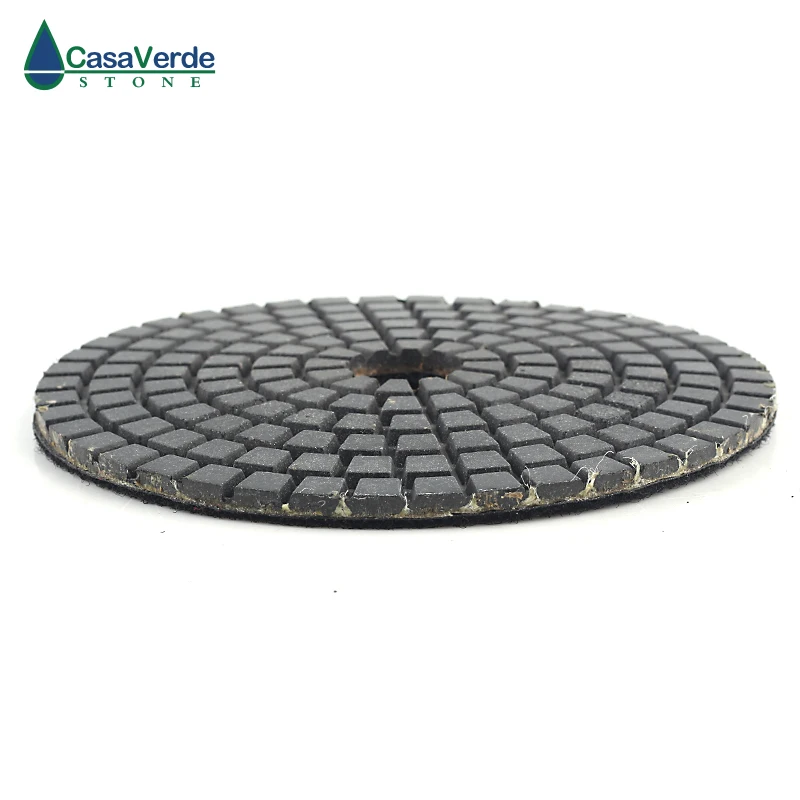 Miễn Phí Vận Chuyển Dc-bbff03 5 Inch Đen Đệm Đánh Bóng 125Mm Ướt Để Đánh Bóng Đá Hoa Cương Và Đá Cẩm Thạch