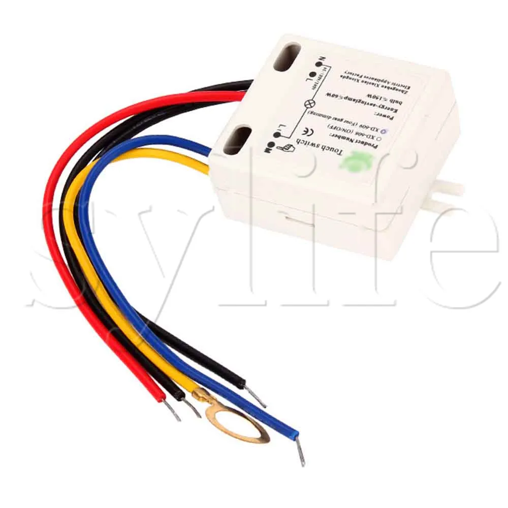 XD-609 4 Mode On/Off Touch Switch Sensor For 220V LED Lamp