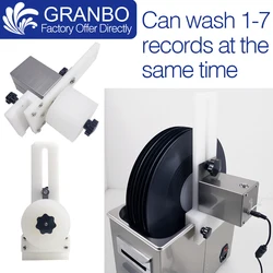 Vinyl Records Bracket Auto-Rotating Motor Lifter Washing Device for Ultrasonic Cleaning Gramophone LP Disc