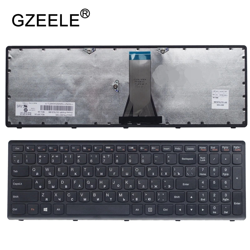 Klawiatura US/RU/SP/FR do Lenovo IdeaPad G500S G505S S500 S500T Z510 Z510A Z501 Z501A Z505 Flex 15/Flex 15AP/Flex 15D/Flex 15AT