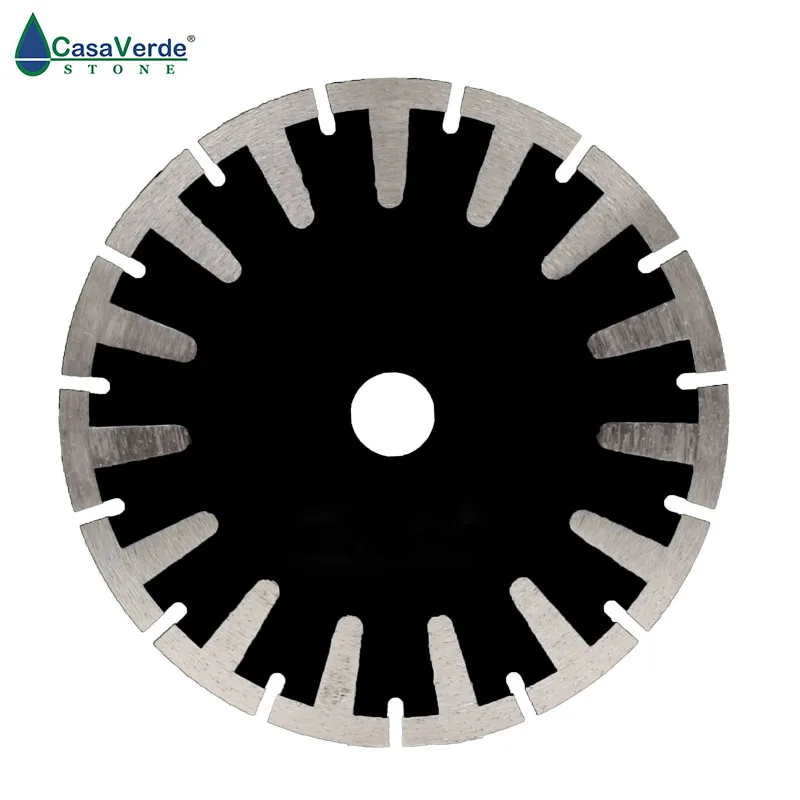DC-TSB07 7 inch circular dry and wet diamond contour cutting blade 180mm  for granite curved cutting