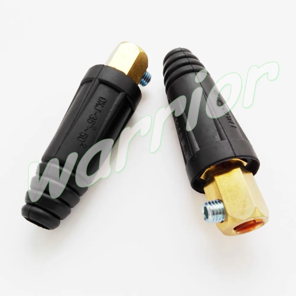 2pcs 35-50 Female Cable Connector Socket Quick Fitting Euro Style 200Amp-300Amp