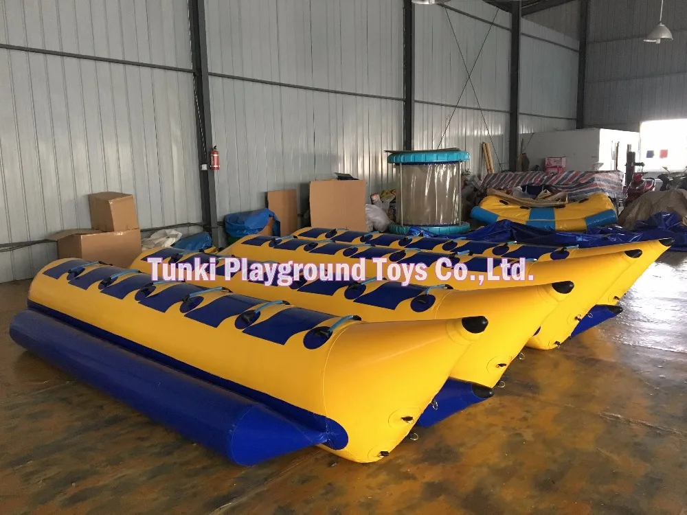 pvc double inflatable banana boat for sale