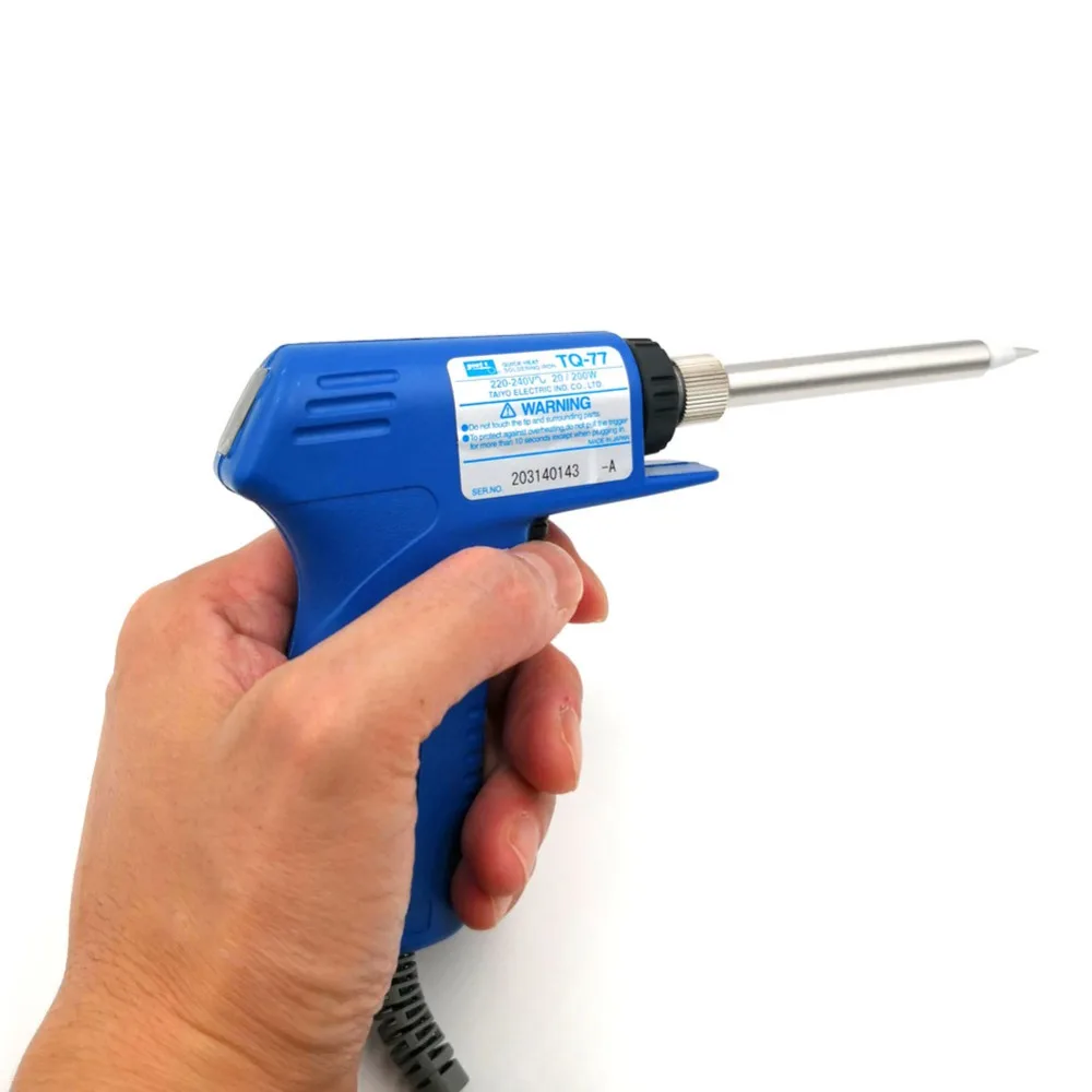 Japão GOOT Quick Heat Soldering Gun, Pistola Tipo Pistola, Sistema de Interruptor de Calor de 2 Estágios, Aquecedor de Alta Potência, 220V, 20W,