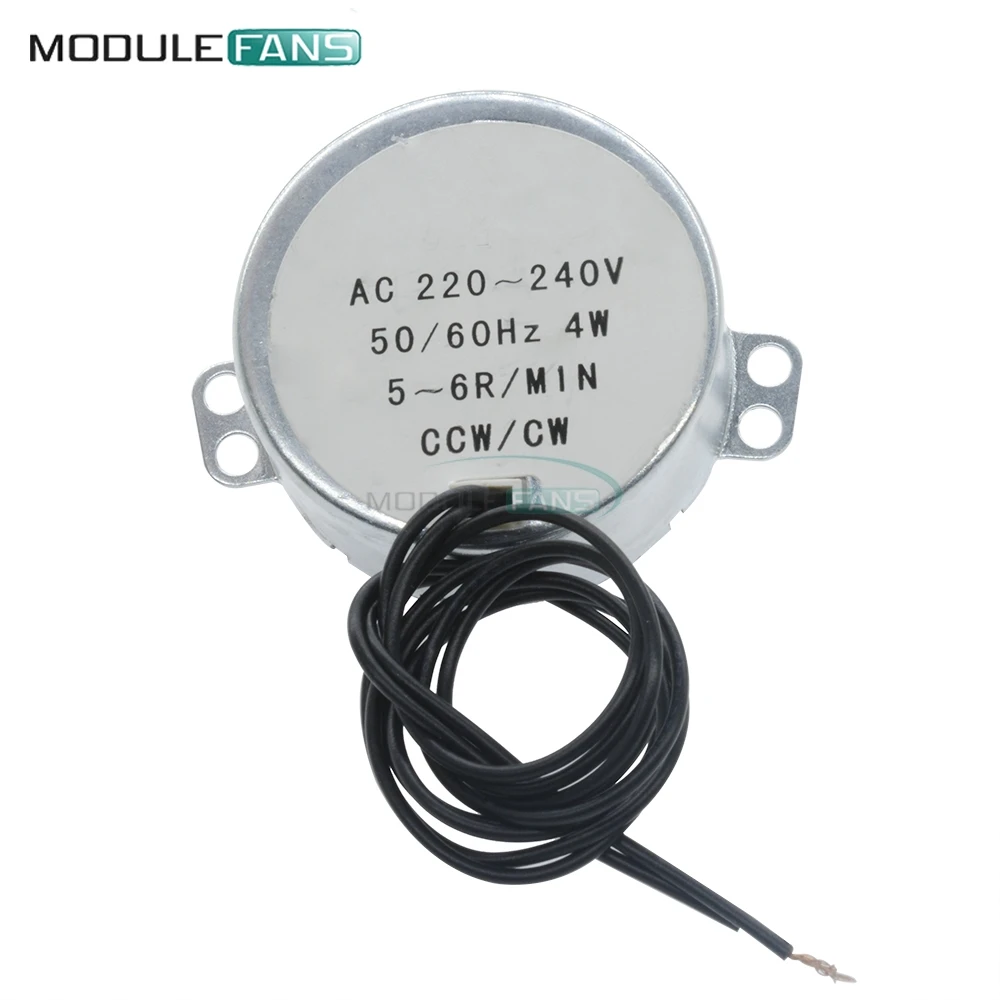 AC 220V - 240V 50/60Hz 4W Synchron Motor 5-6RPM Robuste Drehmoment 4W CW CCW TYC-50 Geräuscharm Und Robust – Detail 4