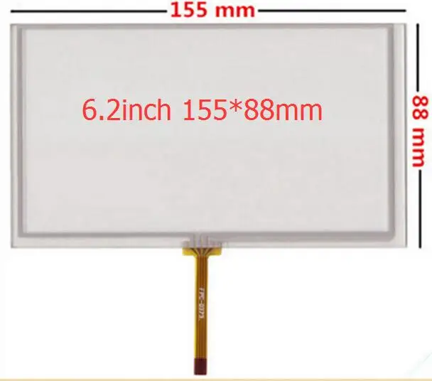 Pantalla táctil de 6,2 pulgadas, 155x88mm, HSD062IDW1, cla062la01, Panel de cristal digitalizador, comprar