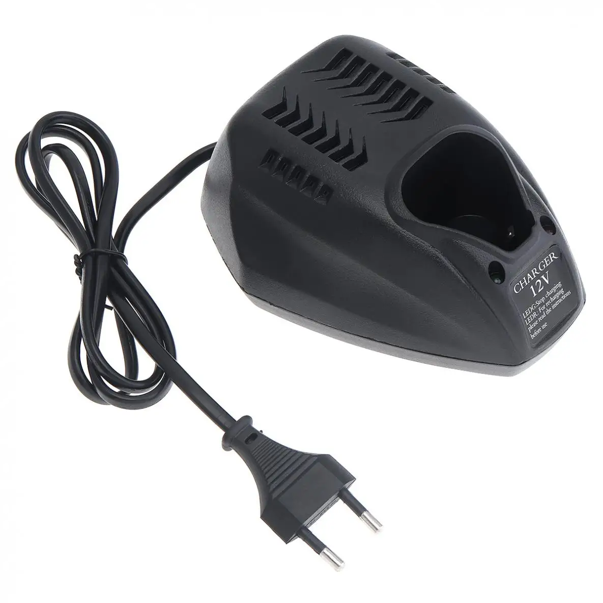 Adaptor Daya Pengisi Daya Besar Tipe Mouse 90Cm 12V Mendukung Sumber Daya 100-240V untuk Bor dan Obeng Listrik Lithium