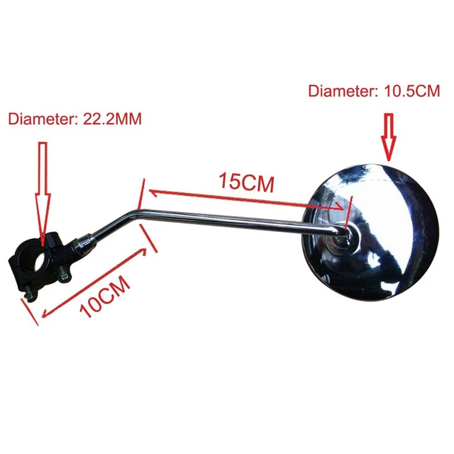 A Pair Vintage Bicycle Permanent Metal Mirror Side Mirror Stainless Steel Frame For The Retro Bike Bike Parts Fzm002 Bicycle Handlebar AliExpress
