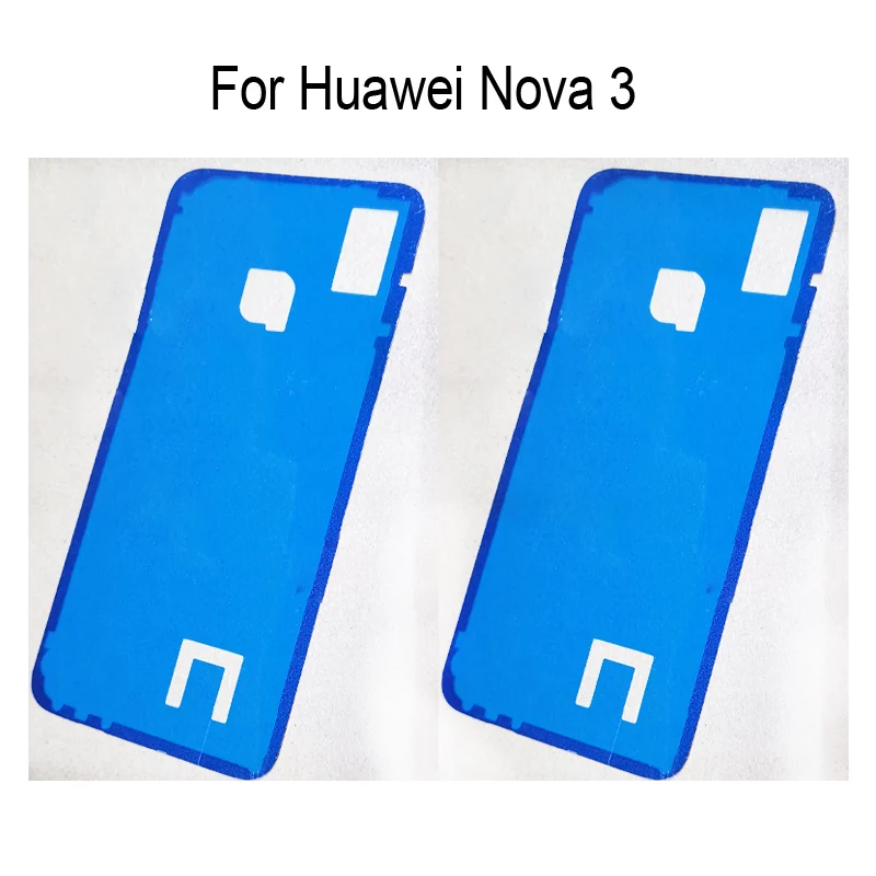 5 PCS Replacement For Huawei Nova 3 Back Glass cover Adhesive Sticker Stickers glue battery cover door housing For Huawei Nova 3