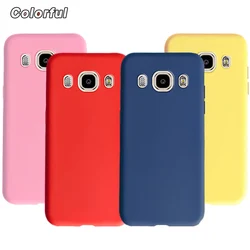 Funda 삼성 갤럭시 J7 2016 J710 케이스 귀여운 캔디 소프트 실리콘 커버 5.5 ''삼성 J7 2016 케이스 J710F 뒷면 커버 Coque