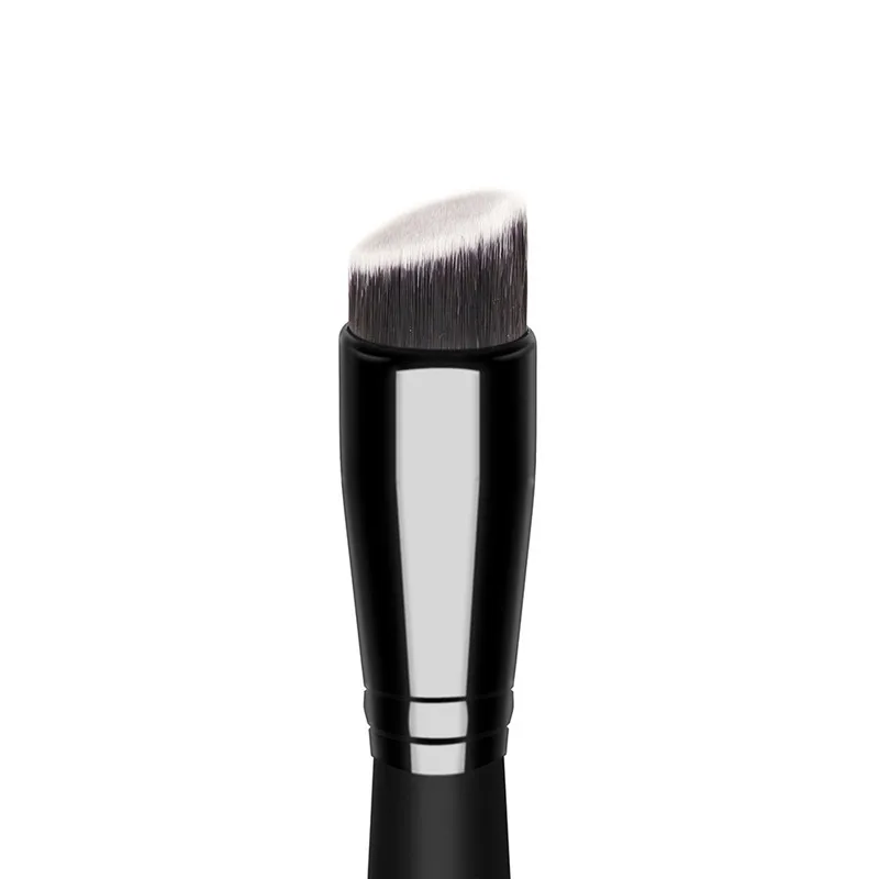 ZOREYA Brand Slanted Foundation Brush Incredibly Soft And Smooth Synthetic Hair Cosmetic Tools With Classic Black Wooden Handle