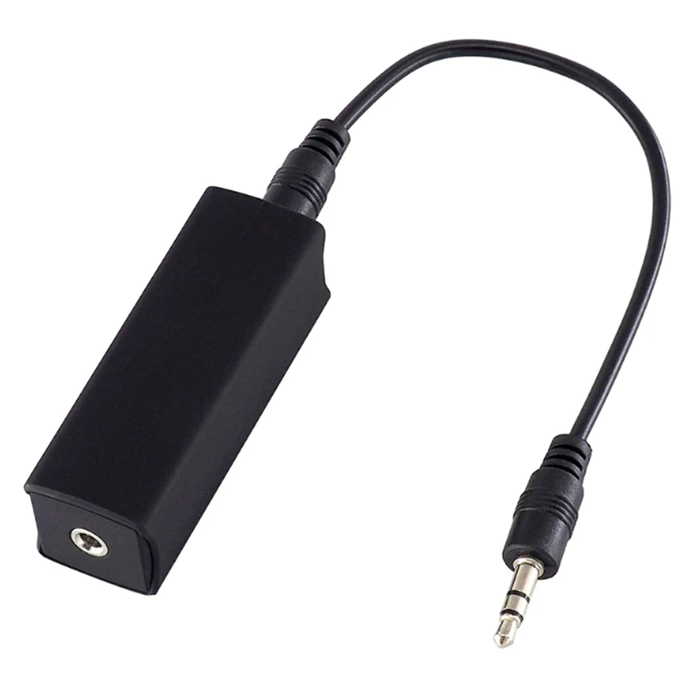 Ground Loop Noise Isolator for Car Audio System Home with 3.5mm Stereo Audio Cable Eliminate Noise Cancelling