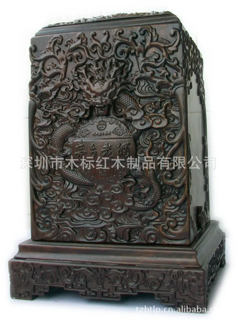 Dongguan high-grade mahogany wood jewelry box custom-made wooden jewelry box processing