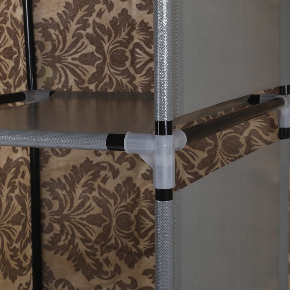 4-Layer 10 Lattices European-style Pattern Non-Woven Fabric Wardrobe