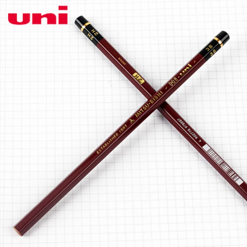 6 Pcs/lot Uni HI-UNI 22C Most Advanced Drawing Pencil 22 Type of Hardness Standard Pencils Office & School Supplies