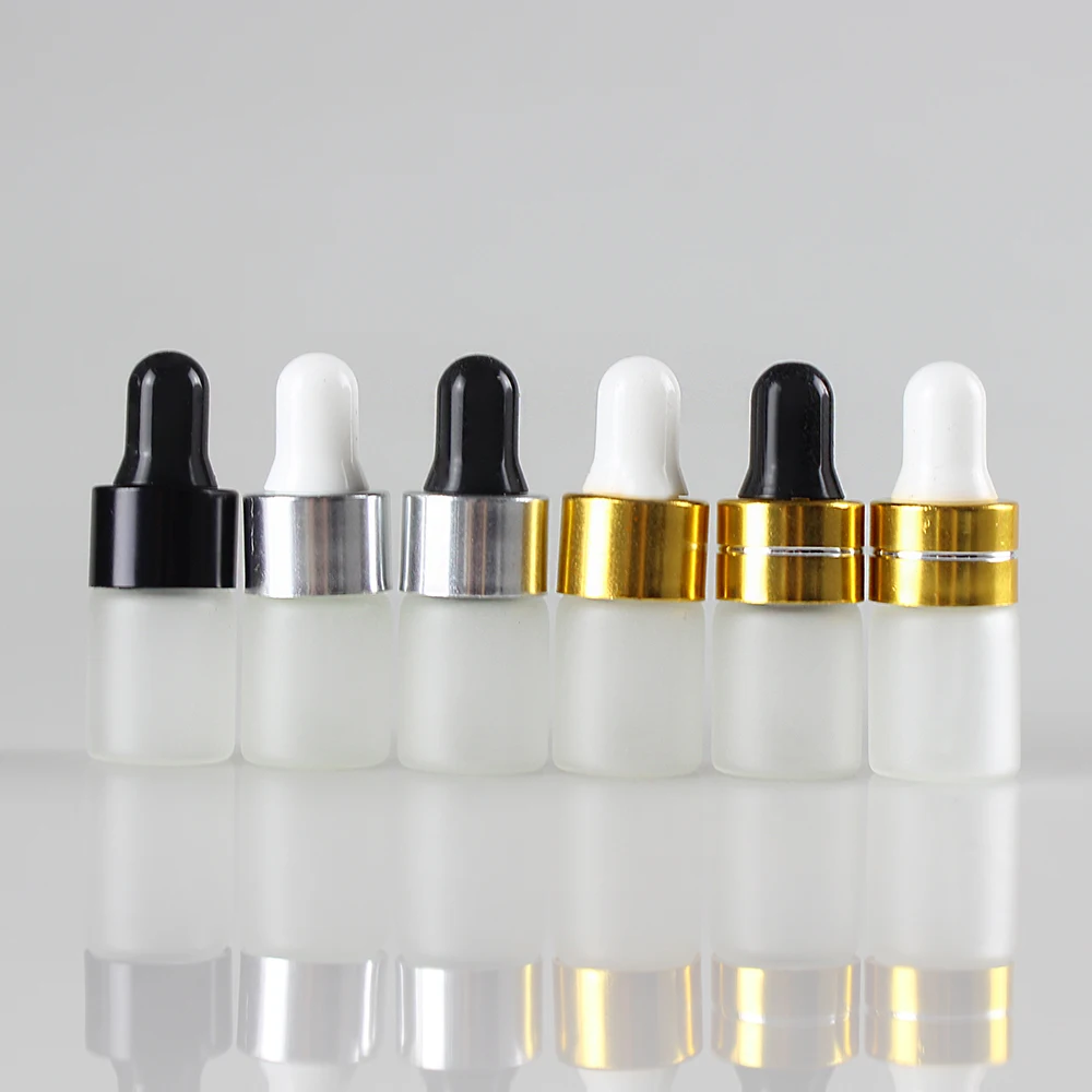 

100pcs cosmetic packaging 3ml essential oil bottles, empty refillable perfume bottle