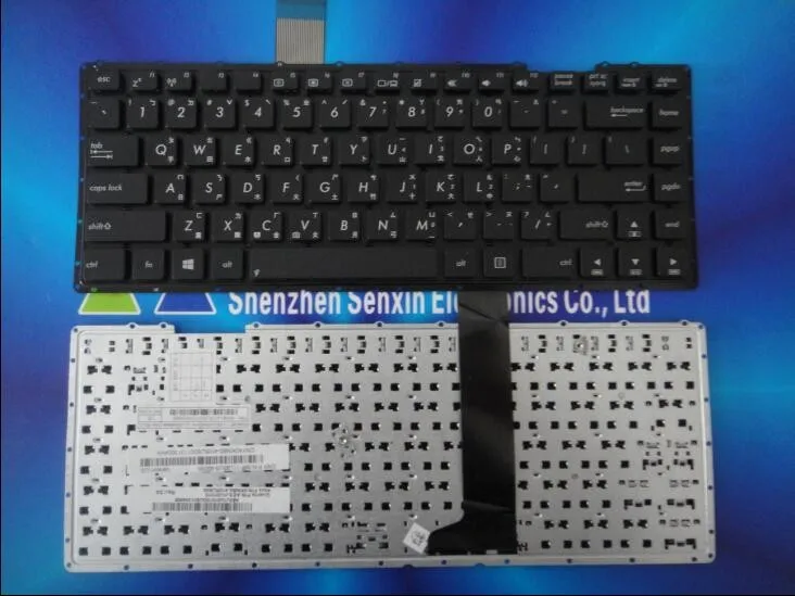 100% new original  Chinese   Keyboard without frame for Asus ASUS X401K X401E X401U X401 X401A Free shipping