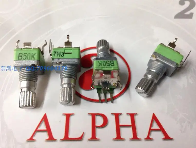 

4pcs for ALPHA RK097 type precision potentiometer, single B50K shaft length 15MM