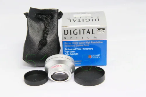 Macro Camera 30mm 0.45x WIDE Angle + Macro Conversion LENS +Front and Rear Caps for Front Threads Camcorder