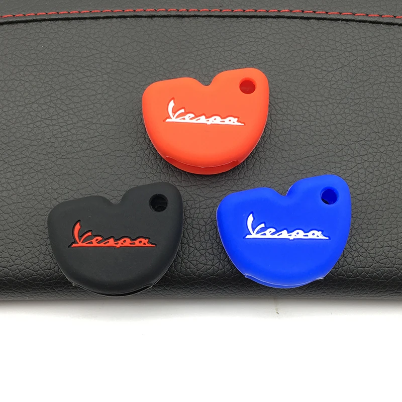 2018 Hot Sale Silicone Rubber Key Case Cover for Vespa Enrico Piaggio GTS300 946 LX150 Fly 125 3vte Gts 200 Motorcycle Key Bag