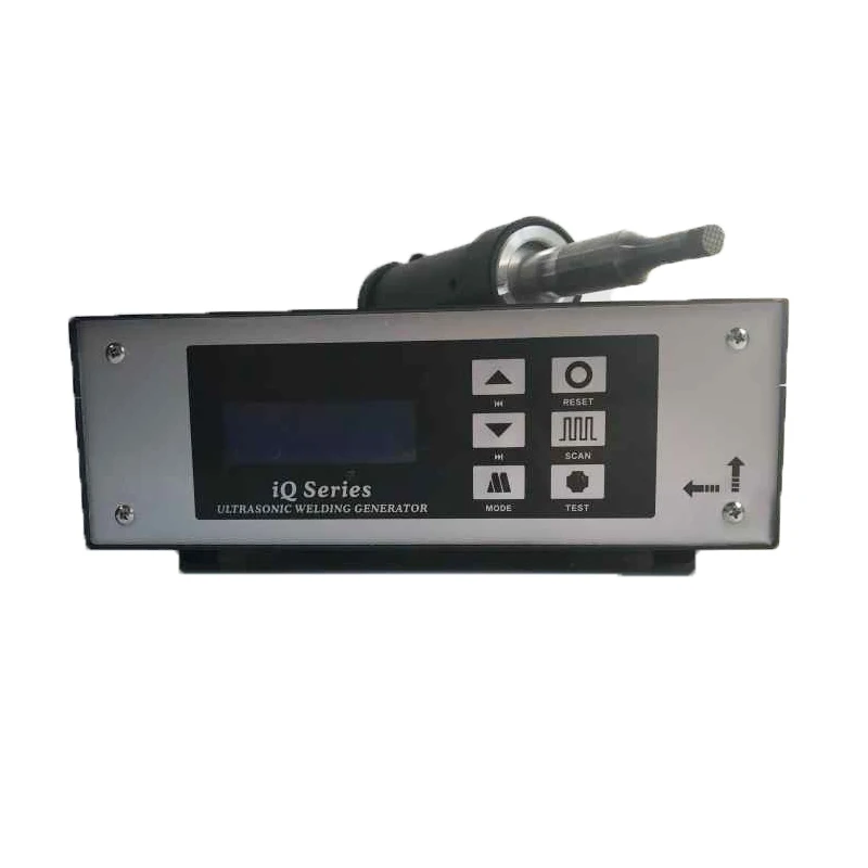 300W 40Khz แบบพกพาเครื่องเชื่อมพลาสติก Ultrasonic จุดเชื่อมเครื่อง