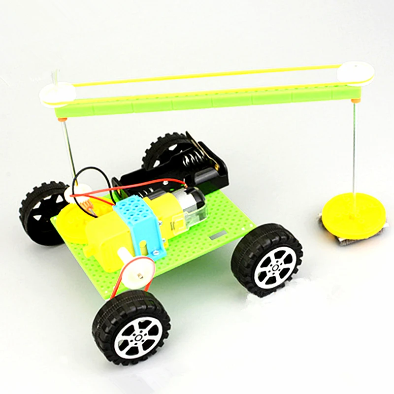 DIY electric sweeping robot model physical science experiment inventing children creative education toy boy