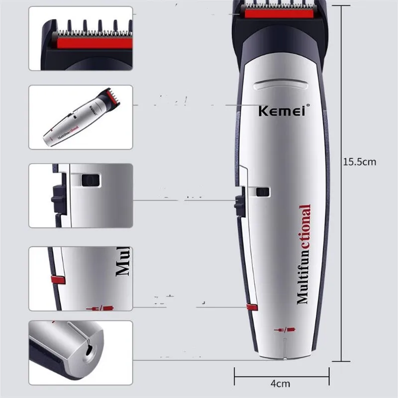 Homem elétrico grooming barba detalhe trimmer estilo cortador rosto barbeador navalha bigode clipper tudo em um corpo removedor de pêlos corte