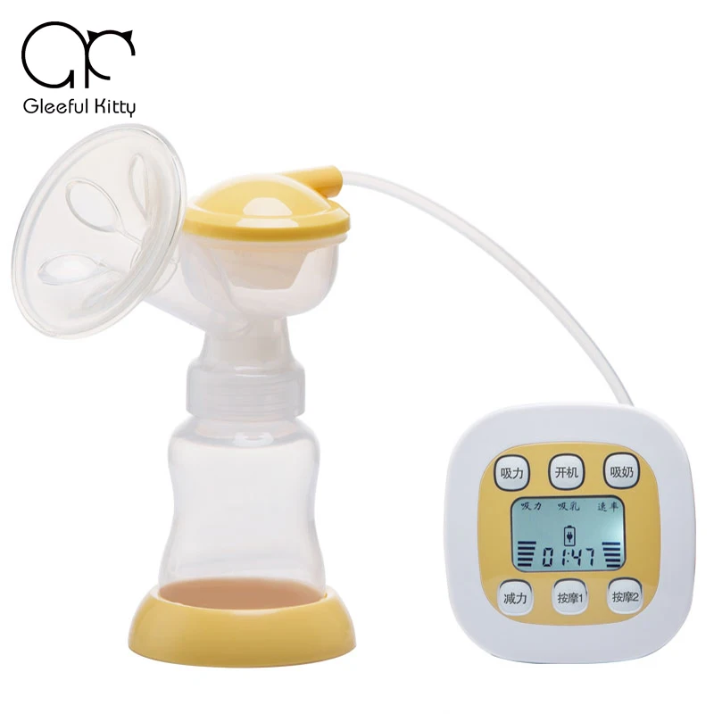 

New Intelligent 160ML USB Electric Breast Pump Powerful Nipple Suction ten levels adjustable Baby Breast Feeding Breast Pumps GK