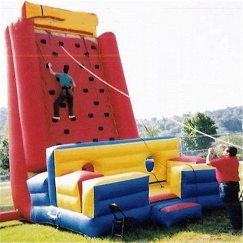 Best selling Inflatable Climber Bouncy Game hot sale portable rock climbing wall for sale